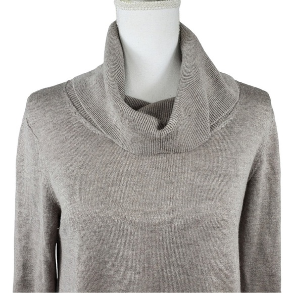 Magaschoni Turtleneck Tunic Sweater Cashmere Blend - Picture 1 of 10